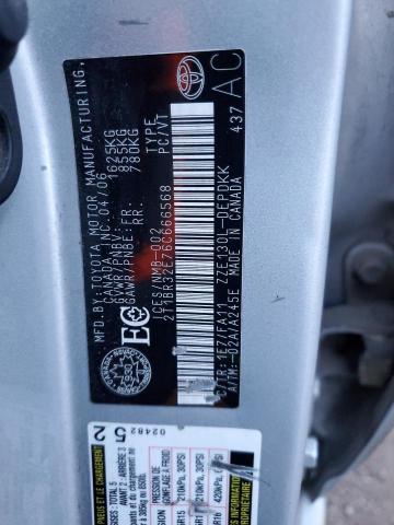 2T1BR32E76C666568 - 2006 TOYOTA COROLLA CE GRAY photo 12