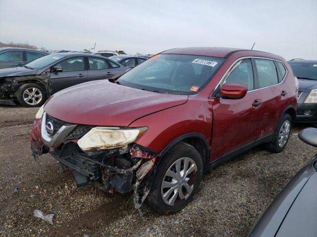 5N1AT2MT9GC811330 - 2016 NISSAN ROGUE S RED photo 1