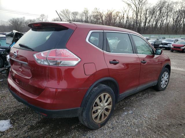 5N1AT2MT9GC811330 - 2016 NISSAN ROGUE S RED photo 3