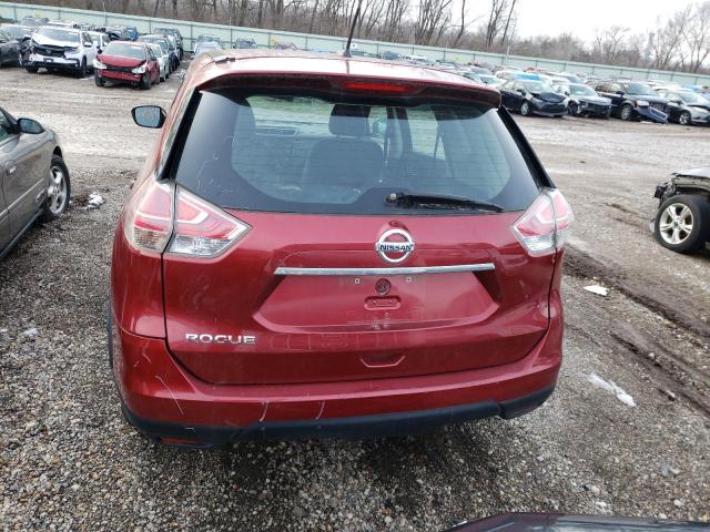 5N1AT2MT9GC811330 - 2016 NISSAN ROGUE S RED photo 6