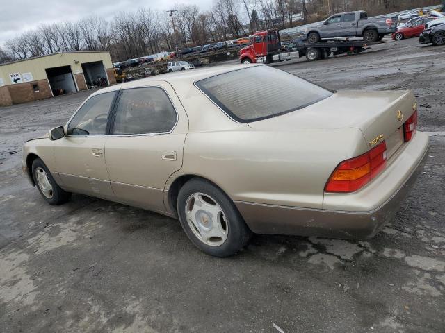 JT8BH28F9X0156682 - 1999 LEXUS LS 400 BEIGE photo 2