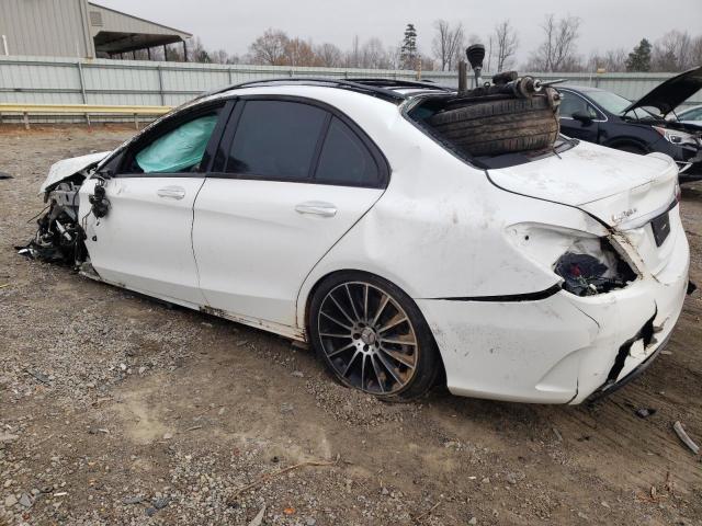 55SWF6EB2HU224324 - 2017 MERCEDES-BENZ C 43 4MATIC AMG WHITE photo 2