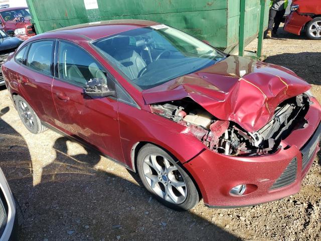 1FADP3F26EL217815 - 2014 FORD FOCUS SE MAROON photo 4