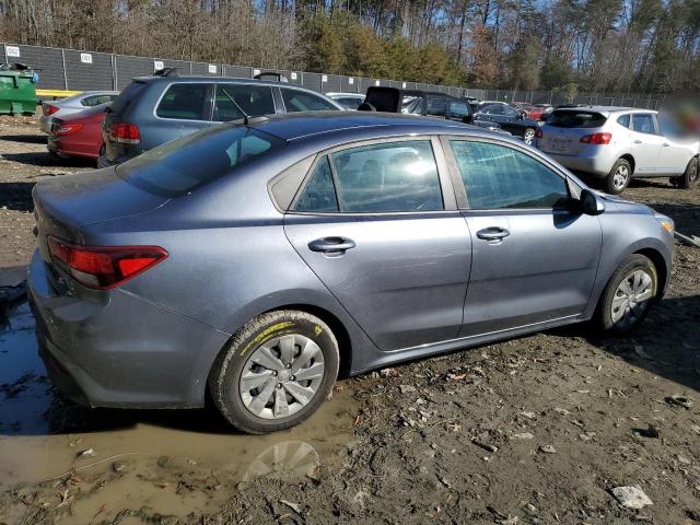 3KPA24AB1KE217458 - 2019 KIA RIO S GRAY photo 3