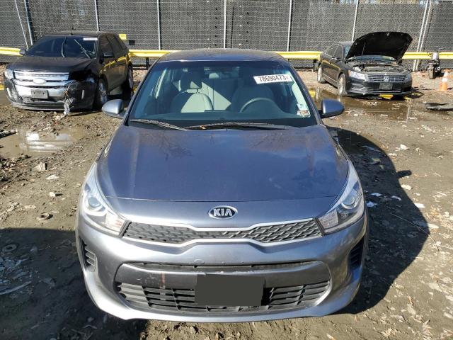 3KPA24AB1KE217458 - 2019 KIA RIO S GRAY photo 5