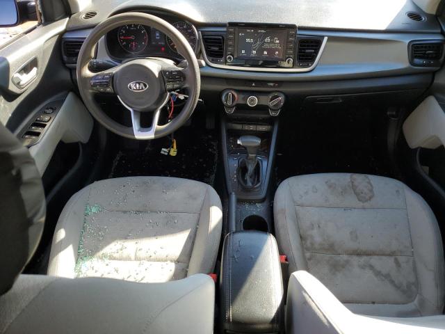 3KPA24AB1KE217458 - 2019 KIA RIO S GRAY photo 8