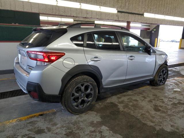 JF2GTHSCXMH227751 - 2021 SUBARU CROSSTREK SPORT SILVER photo 3