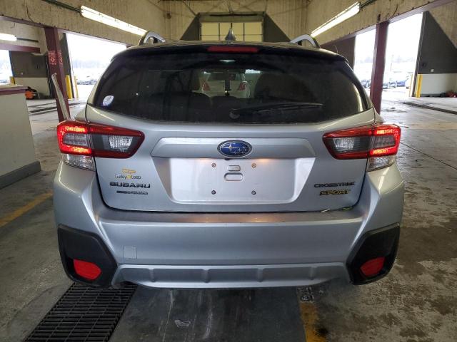 JF2GTHSCXMH227751 - 2021 SUBARU CROSSTREK SPORT SILVER photo 6