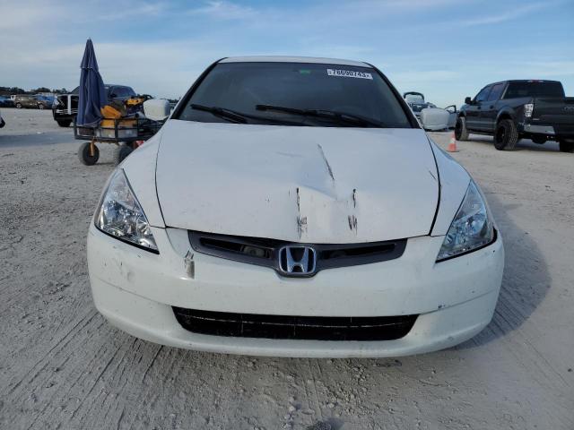 1HGCM56115A172944 - 2005 HONDA ACCORD DX WHITE photo 5