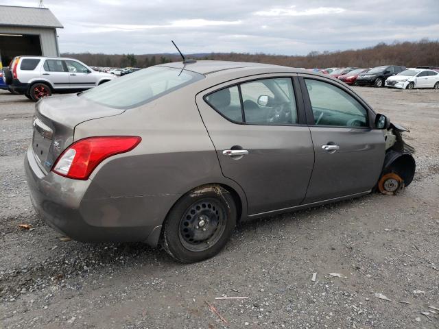 3N1CN7AP0CL846724 - 2012 NISSAN VERSA S GRAY photo 3