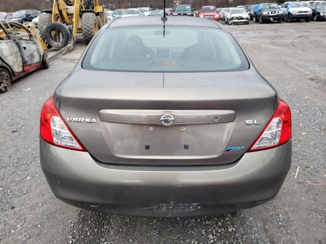 3N1CN7AP0CL846724 - 2012 NISSAN VERSA S GRAY photo 6