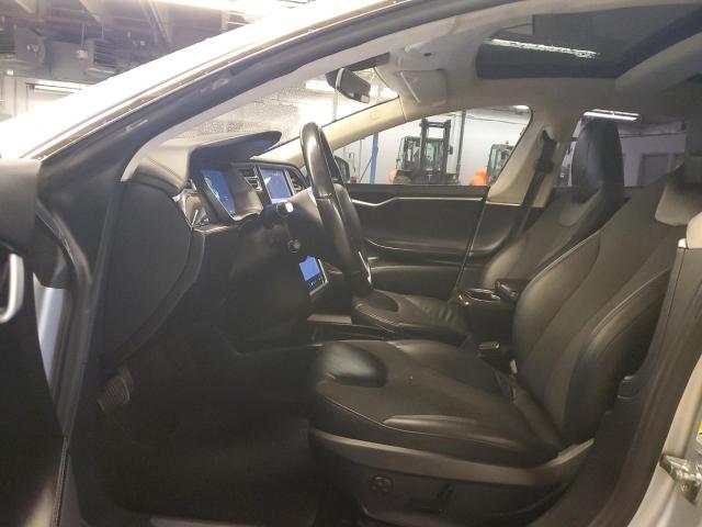 5YJSA1E12GF155254 - 2016 TESLA MODEL S SILVER photo 7