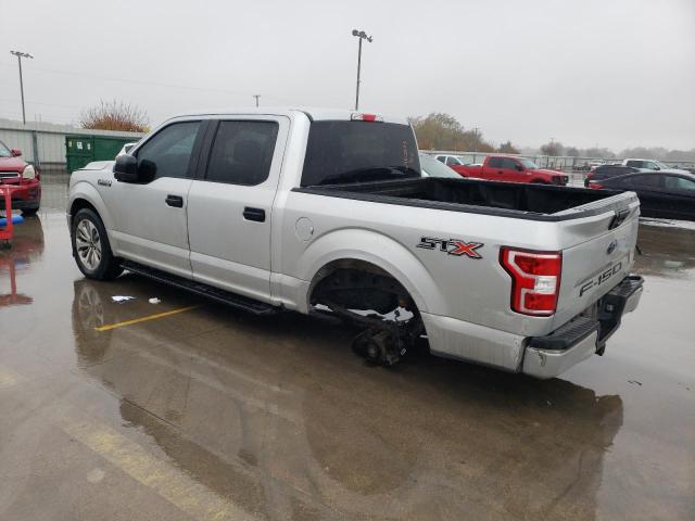1FTEW1CP6JKF20387 - 2018 FORD F150 SUPERCREW SILVER photo 2