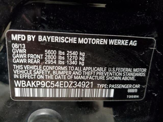 WBAKP9C54EDZ34921 - 2014 BMW 550 XI BLACK photo 12