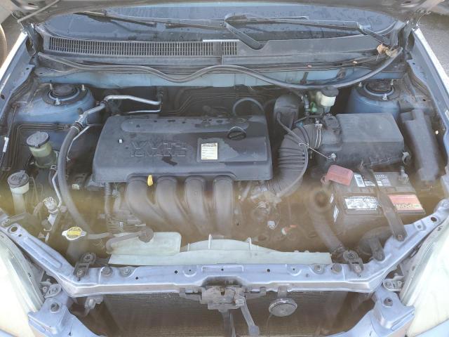 2T1KR32E04C296027 - 2004 TOYOTA COROLLA MA XR BLUE photo 12