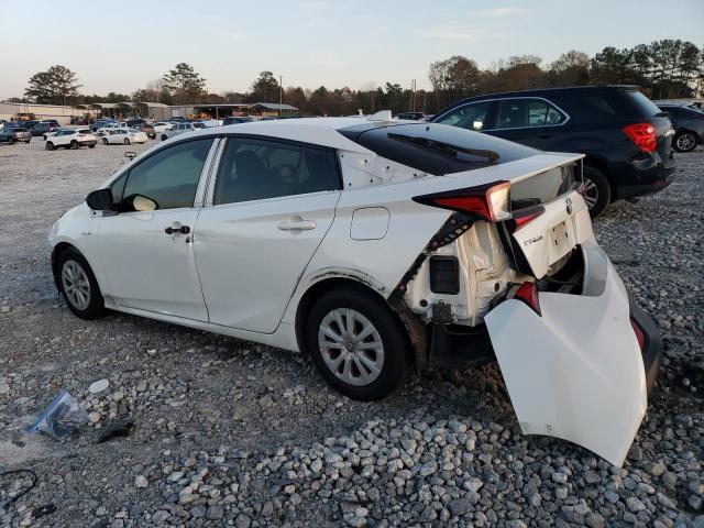 JTDKARFU1K3100825 - 2019 TOYOTA PRIUS WHITE photo 2