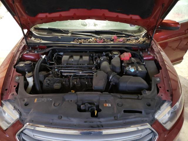 1FAHP2E8XEG177751 - 2014 FORD TAURUS SEL ORANGE photo 11