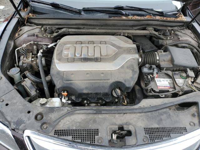 JH4KC1F53EC007036 - 2014 ACURA RLX TECH BURGUNDY photo 11