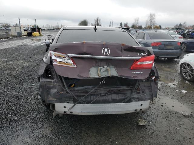 JH4KC1F53EC007036 - 2014 ACURA RLX TECH BURGUNDY photo 6