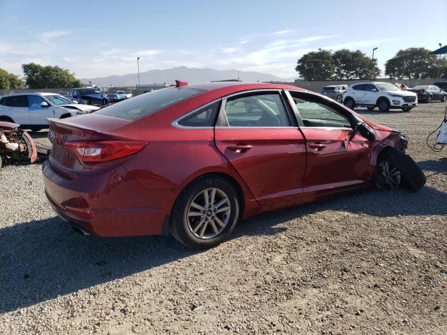 5NPE24AF1FH213271 - 2015 HYUNDAI SONATA SE RED photo 3