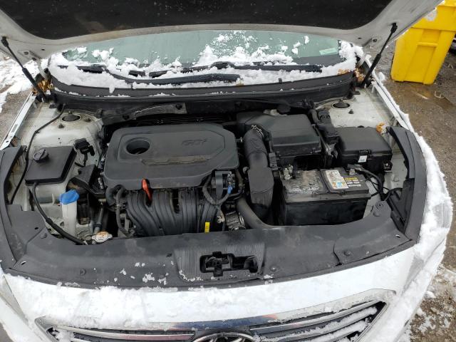 5NPE24AF9HH572094 - 2017 HYUNDAI SONATA SE WHITE photo 11