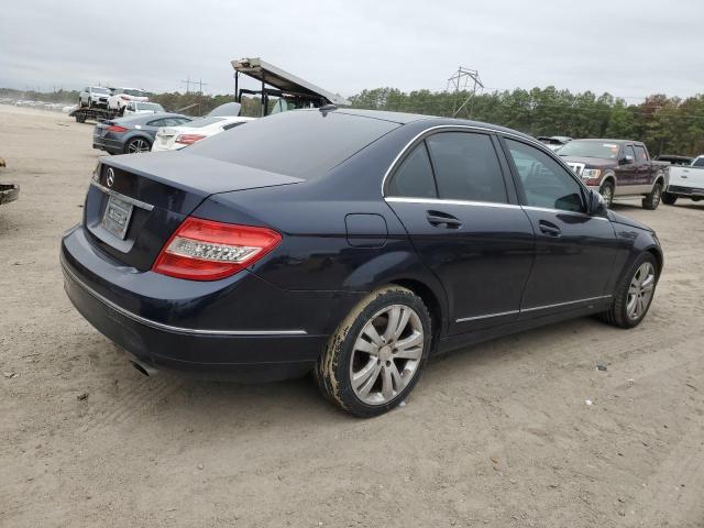 WDDGF54XX9R059718 - 2009 MERCEDES-BENZ C 300 BLUE photo 3