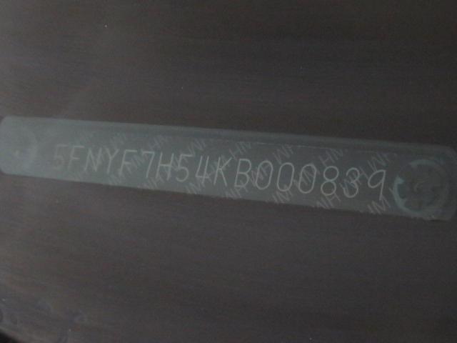 5FNYF7H54KB000839 - 2019 HONDA PASSPORT EXL Qəhvəyi foto 10