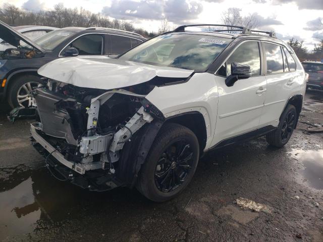 JTME6RFV6ND534342 - 2022 TOYOTA RAV4 XSE WHITE photo 1