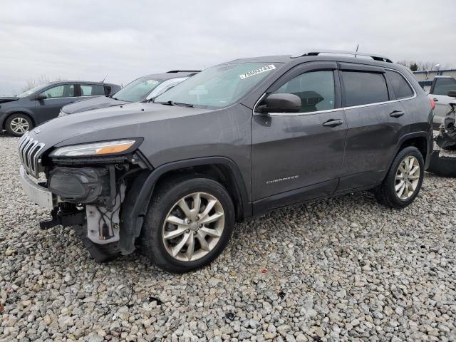 1C4PJMDS1HW524541 - 2017 JEEP CHEROKEE LIMITED GRAY photo 1