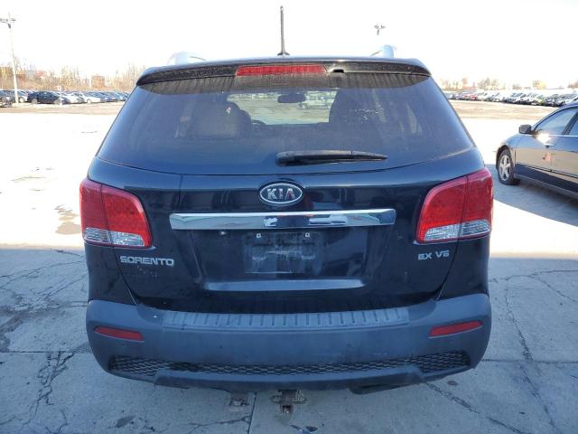 5XYKUDA25DG384149 - 2013 KIA SORENTO EX BLACK photo 6