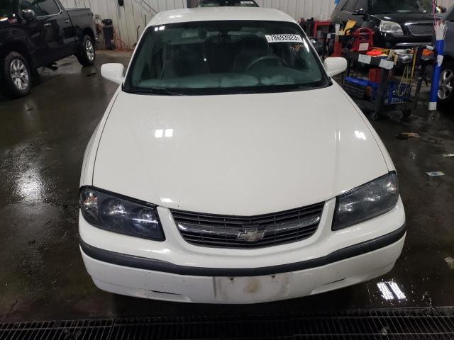 2G1WF52EX59122904 - 2005 CHEVROLET IMPALA WHITE photo 5