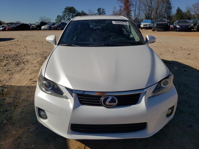 JTHKD5BH6C2064550 - 2012 LEXUS CT 200 WHITE photo 5