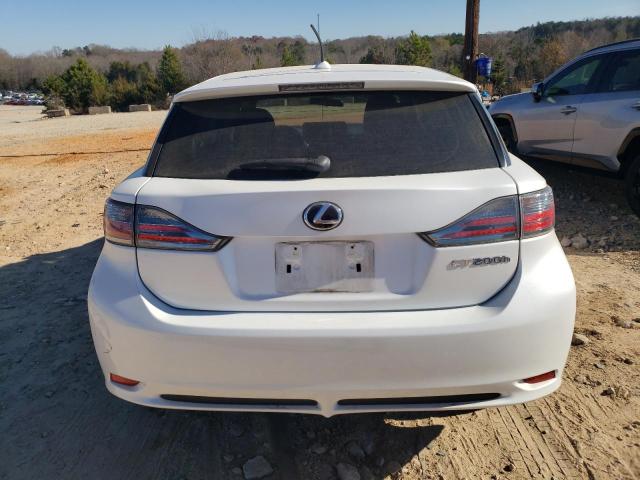 JTHKD5BH6C2064550 - 2012 LEXUS CT 200 WHITE photo 6