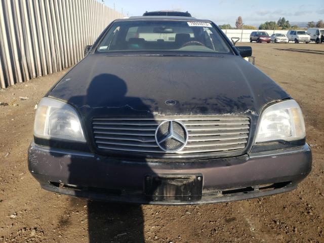 WDBGA70E0SA259485 - 1995 MERCEDES-BENZ S 500 BLACK photo 5