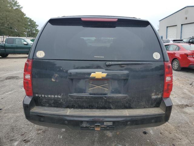 1GNUCJE09AR200130 - 2010 CHEVROLET SUBURBAN C1500 LT BLACK photo 6