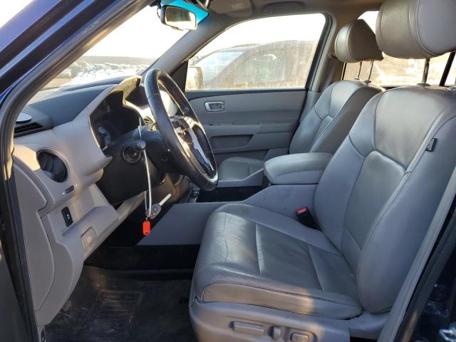 5FNYF4H62DB030786 - 2013 HONDA PILOT EXL BLUE photo 7