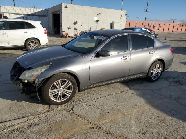 JN1DV6AP3BM603265 - 2011 INFINITI G25 BASE GRAY photo 1