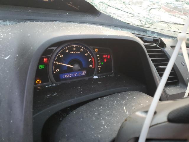 2HGFG128X8H550782 - 2008 HONDA CIVIC EX BLACK photo 9