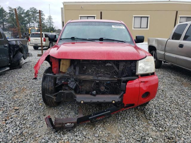 1N6BA06A87N207378 - 2007 NISSAN TITAN XE RED photo 5