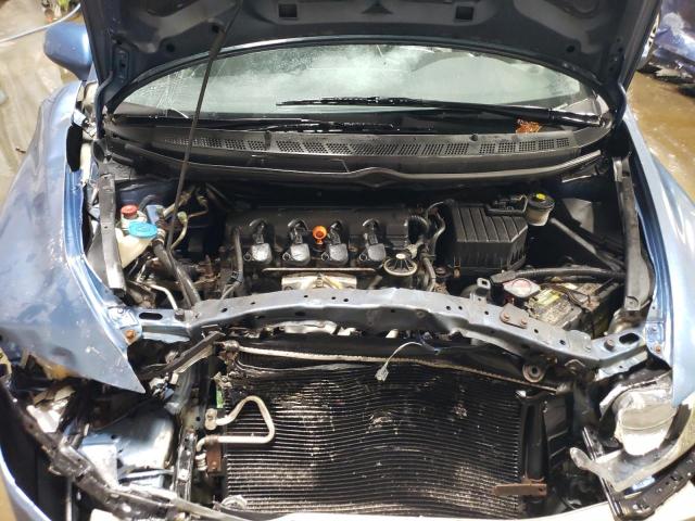 19XFA1F56AE084284 - 2010 HONDA CIVIC LX BLUE photo 11