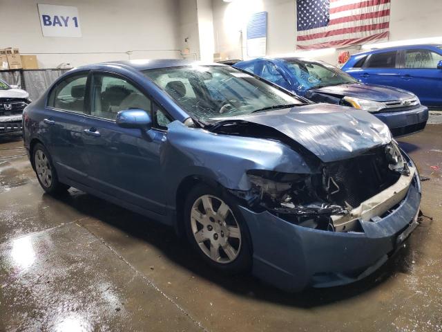 19XFA1F56AE084284 - 2010 HONDA CIVIC LX BLUE photo 4