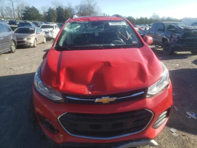 3GNCJPSBXJL303798 - 2018 CHEVROLET TRAX 1LT RED photo 5