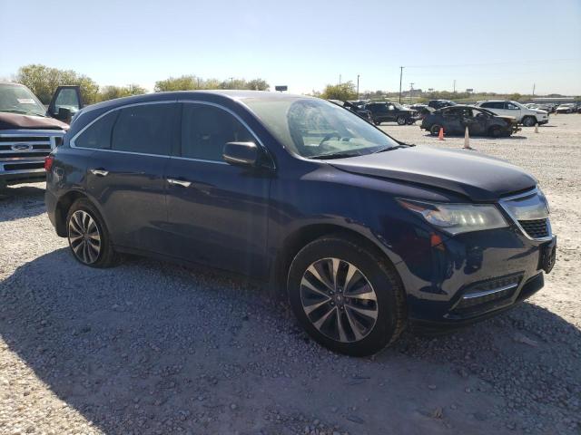 5FRYD3H44FB011429 - 2015 ACURA MDX TECHNOLOGY BLUE photo 4