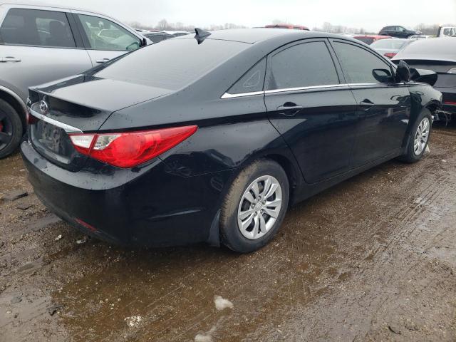 5NPEB4AC3BH176045 - 2011 HYUNDAI SONATA GLS BLACK photo 3