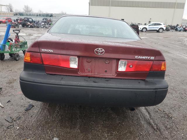 4T1BG22K1YU743989 - 2000 TOYOTA CAMRY CE MAROON photo 6