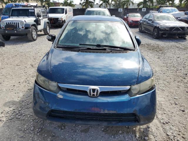 JHMFA36246S005246 - 2006 HONDA CIVIC HYBRID BLUE photo 5