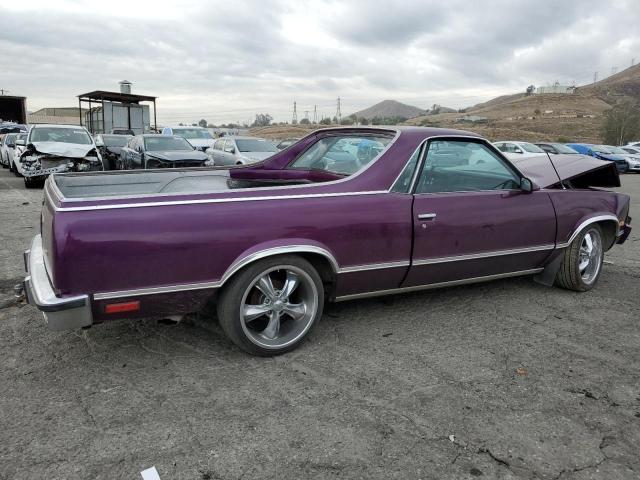 3GCCW80H8GS915469 - 1986 CHEVROLET EL CAMINO PURPLE photo 3