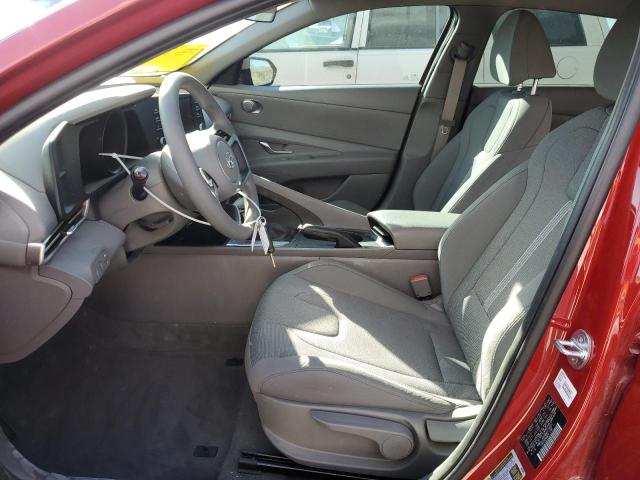 KMHLL4AG8NU316507 - 2022 HYUNDAI ELANTRA SE RED photo 7