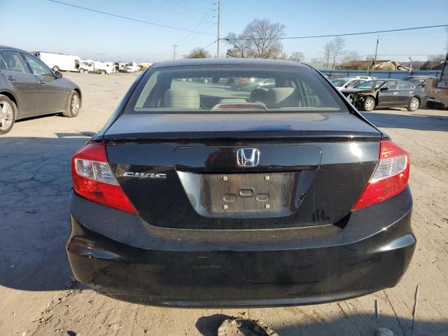 19XFB2F57CE109814 - 2012 HONDA CIVIC LX BLACK photo 6