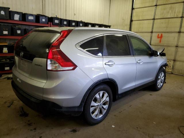 2HKRM4H7XCH601850 - 2012 HONDA CR-V EXL SILVER photo 3